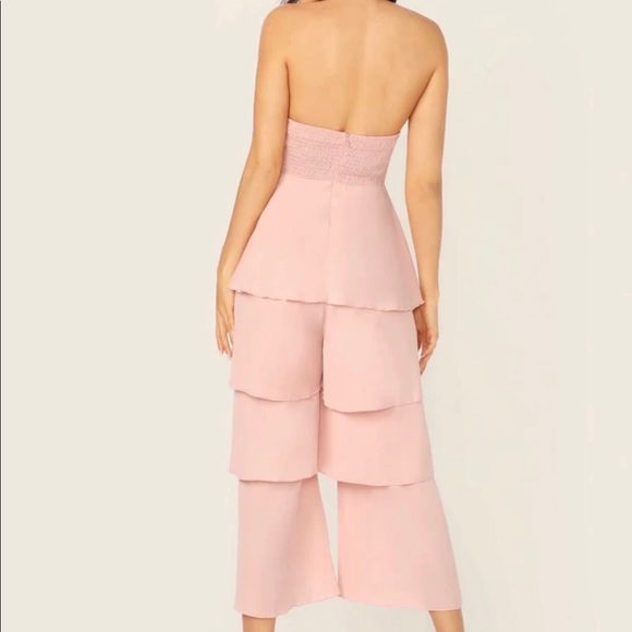 Peplum layered jumpsuit - Picture 2 of 3